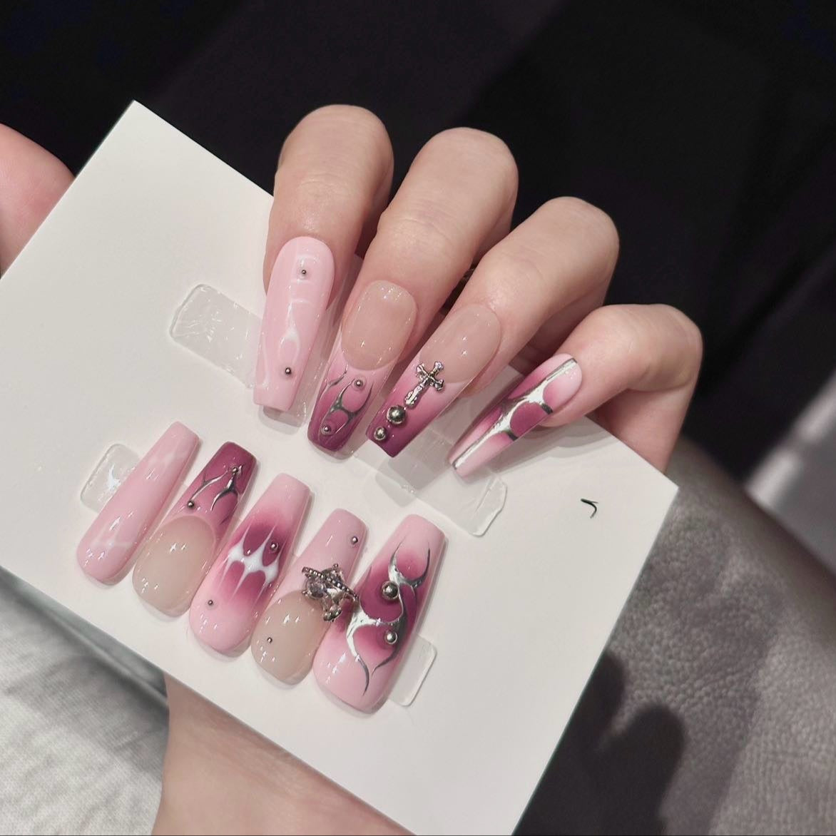 Unleash your rebellious yet glamorous side with Punk Barbie, a daring fusion of bold pink hues, edgy chrome details, and celestial accents. This set is the perfect blend of feminine charm and punk-rock attitude, making a statement wherever you go.